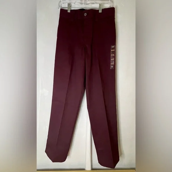 Dickies Men's Chinos in Deep Burgundy - Picture 3 of 10